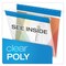 Pendaflex 1/5-Cut Tabs Letter Size Poly Hanging Folders - Assorted Colors (25/Box)